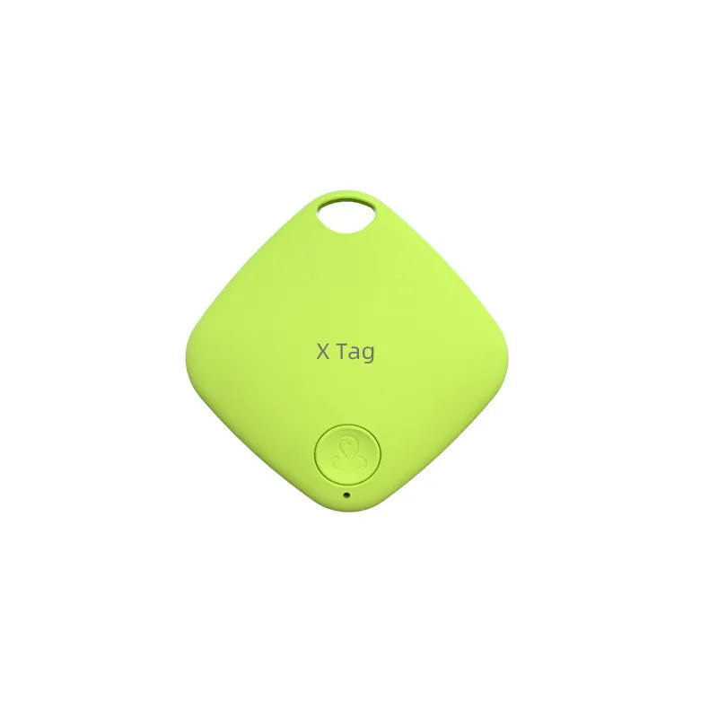 Diamond Global Locator Bluetooth anti-loss tracker in black, shown next to a key ring.