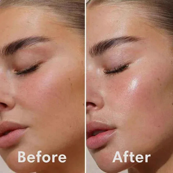 Collagen night face mask in 75ml bottle with application brush for firming and hydration