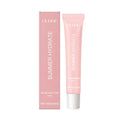 Pink lip balm butter tube with shea butter, grape seed oil and vitamin E formula