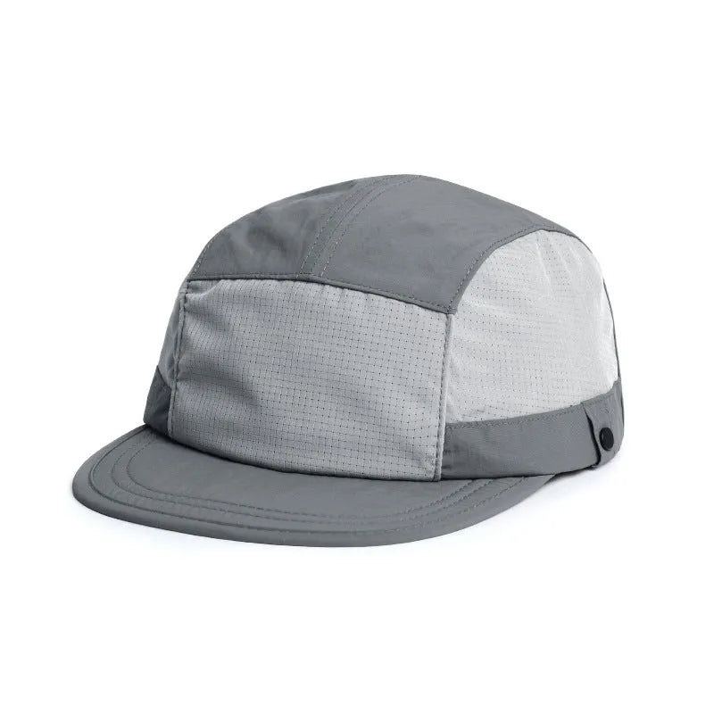 Dome crown polyester baseball cap in size M showing colour options including Army Green, black, and wine red