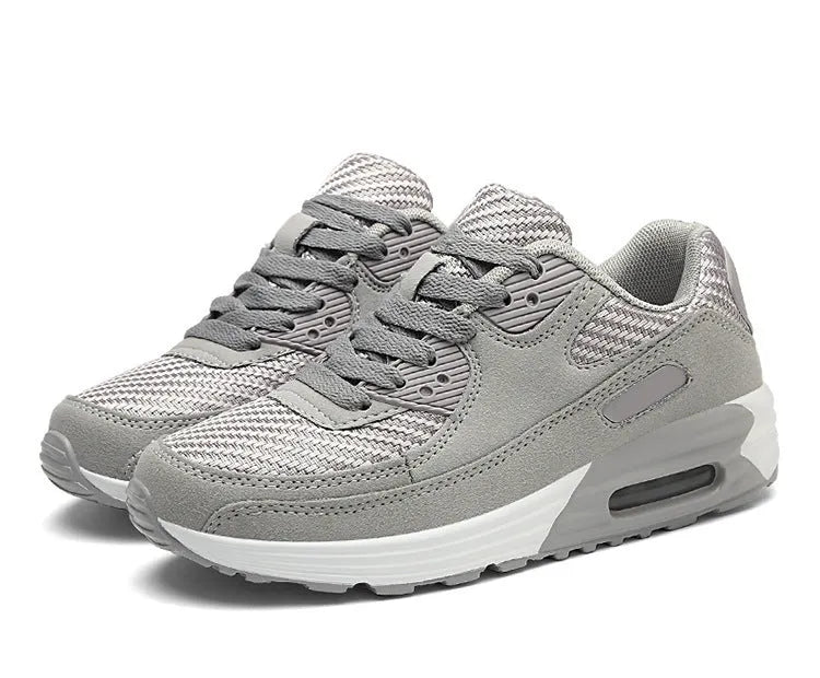 Women's casual shoes with 3.5cm heel in beige orange, grey, and pink purple colour options