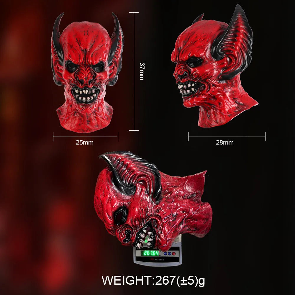 Red bat hood mask for Halloween and party costumes made from lightweight RP foam