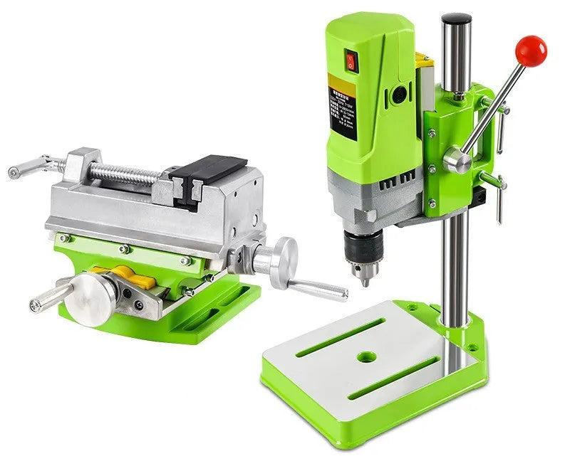 Bench drilling and milling machine with 220V power supply and included clamping pliers