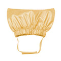 Adjustable pet shower cap for cats and dogs in silver colour with waterproof non-woven fabric