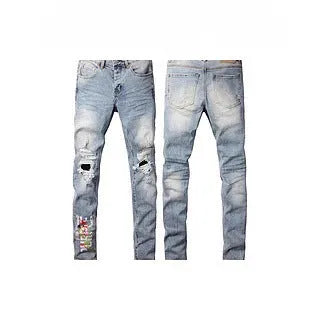 Men's black slim fit skinny jeans with straight leg pencil pants style and button fly