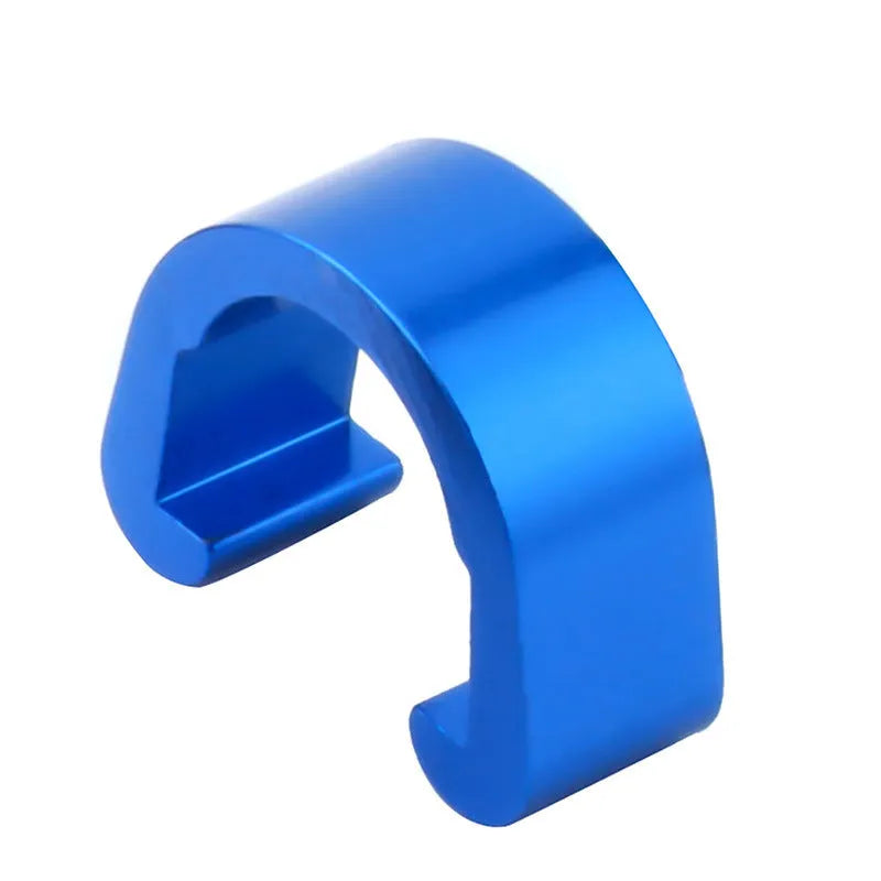 Aluminum alloy C buckle hardware in multiple colours with 10.2mm x 13mm x 5mm dimensions