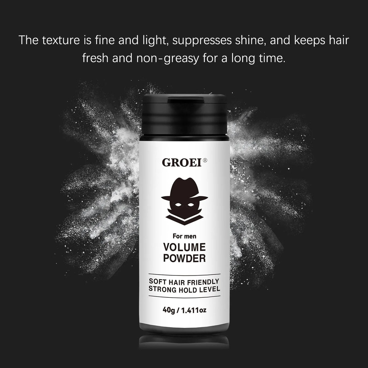 40g disposable hair styling powder for oil control and fluffy volume enhancement