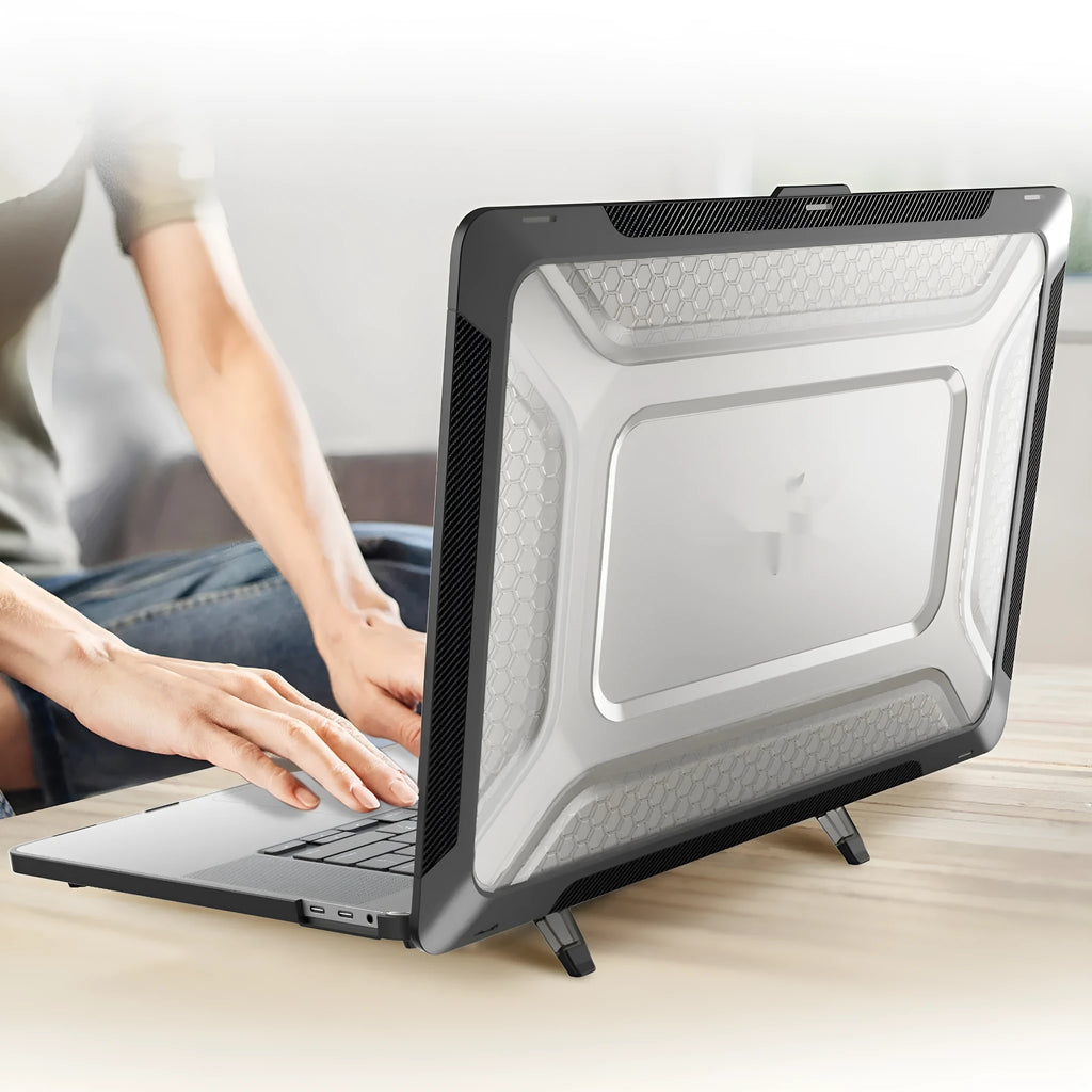 Apple MacBook protective shell case in four colours including cool black and sapphire blue