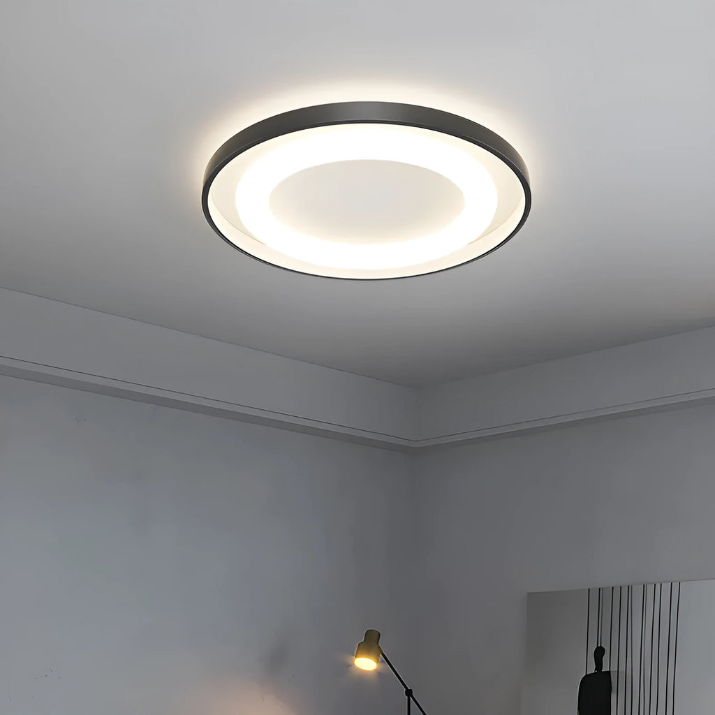 Ceiling lamp with PMMA lampshade and iron body, available in 40cm or 50cm, simple modern style