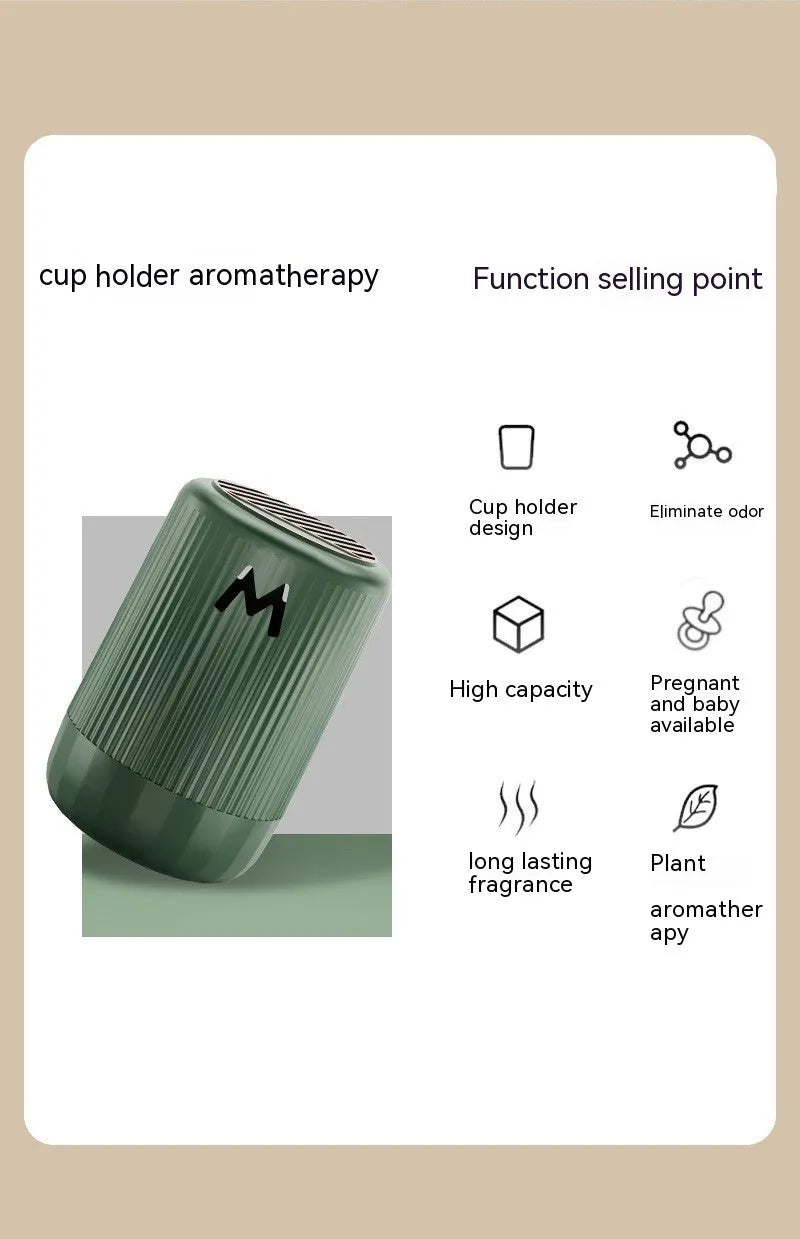 Solid car aromatherapy decoration cup measuring 10cm by 6cm in Classic Gulong colour variant