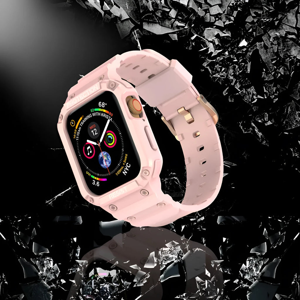 Soft TPU sport watch strap for Apple Watch Series 8 in multiple colours
