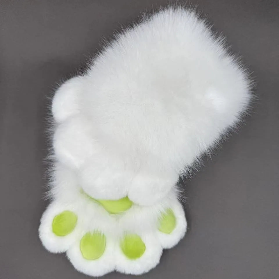 Animal claw cosplay gloves with colourful pads in free size for costume decoration