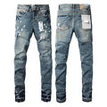 Men's black slim fit skinny jeans with straight leg pencil pants style and button fly