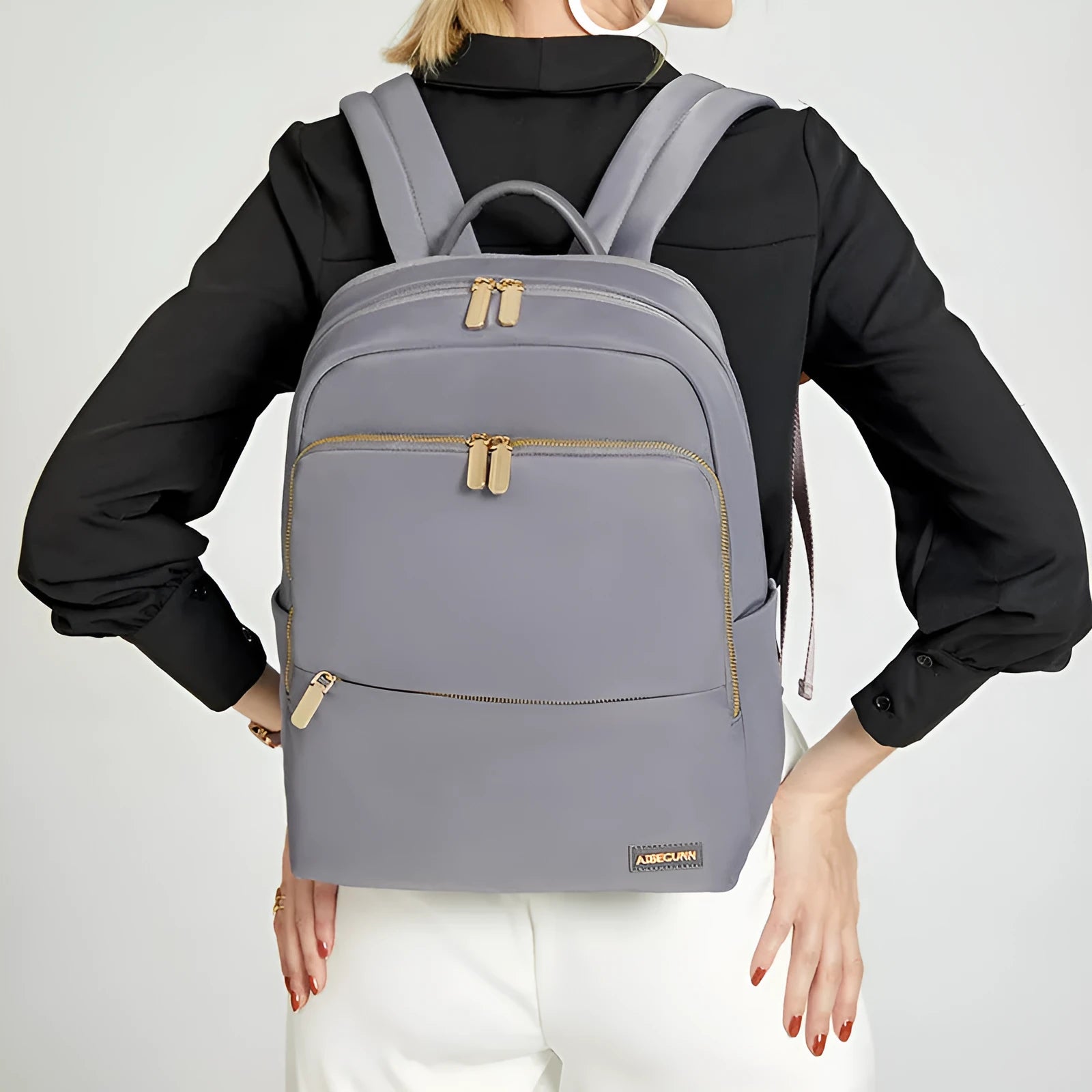 Oxford cloth women's backpack with large capacity and breathable back panel