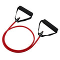 Adjustable chest expander with TPE tension ropes in five colours representing 10LB to 30LB resistance levels