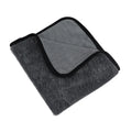 Grey 40x40cm square microfiber car wash drying towel