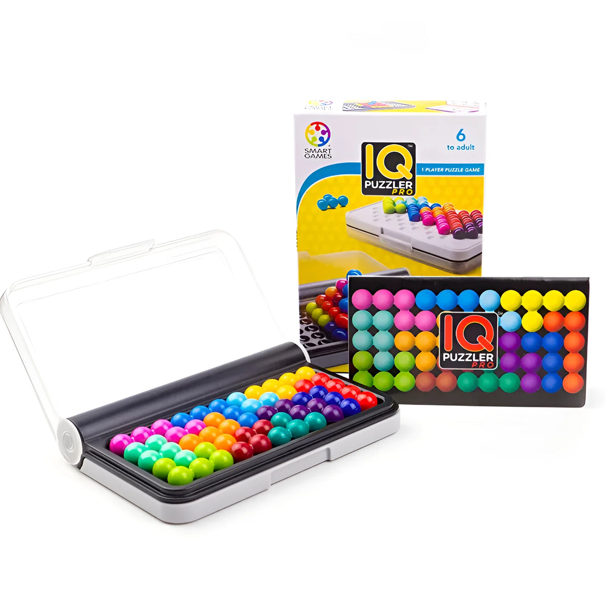 Colourful kids toys set with soft blocks, stacking rings, animal figures, and an activity board on a white background