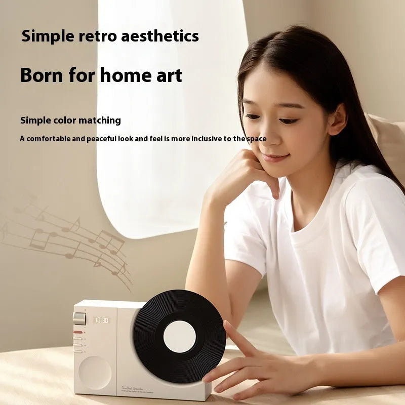 Mini Bluetooth portable speaker in obsidian black colour with USB charging port