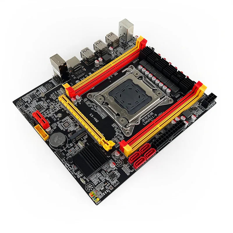 X79-VG2 desktop motherboard with LGA 2011 socket, DDR3 slots, PCI Express 16X, and USB ports