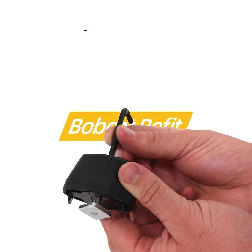 Plastic-sheathed steel cable lock for roof platform securing kayak and ladder