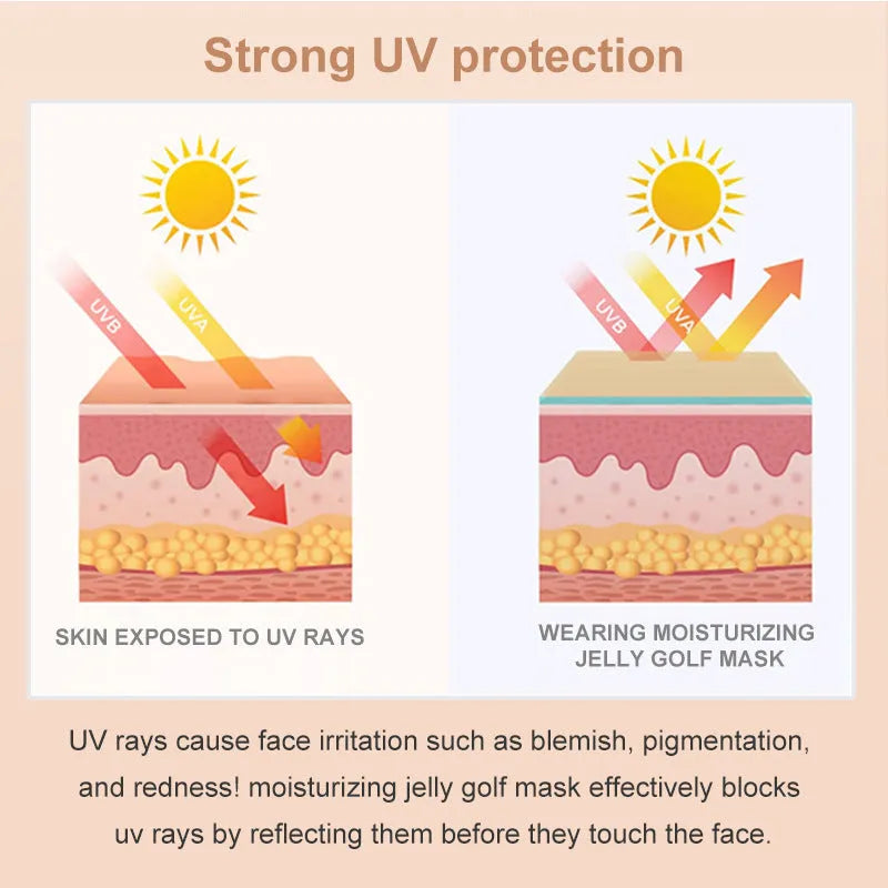 Pack of disposable UV-protection fabric eyes masks for outdoor sports like running and cycling.