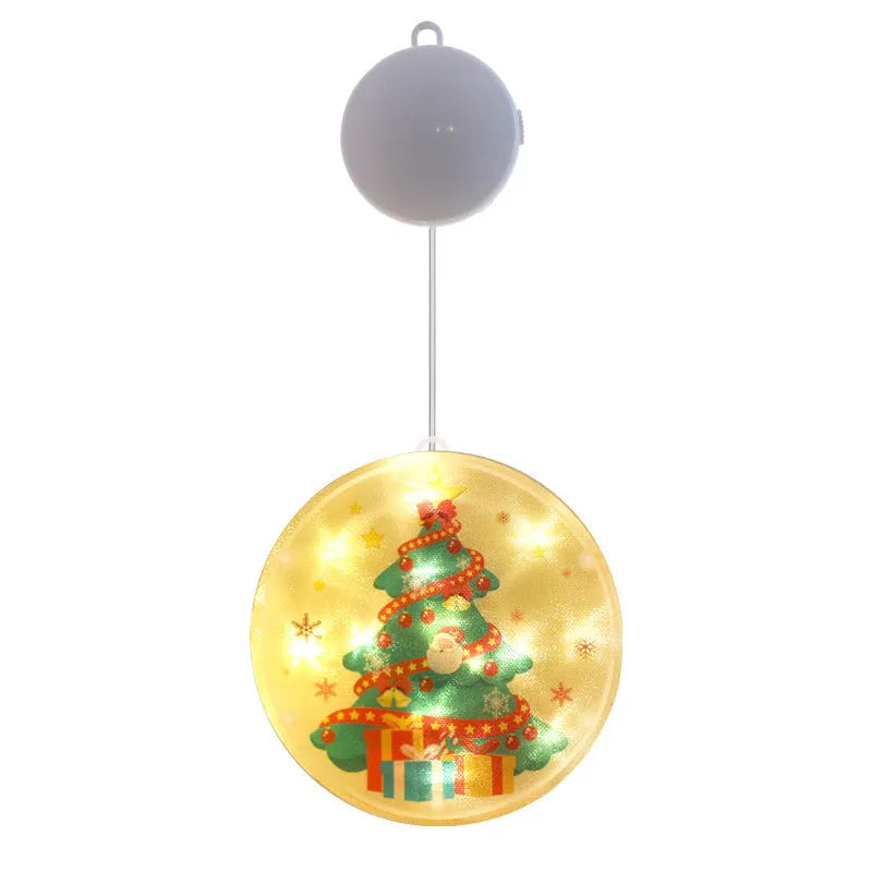 Warm white LED Christmas hanging light with plastic shell, 5V input and compact 1.5mm x 0.7mm size