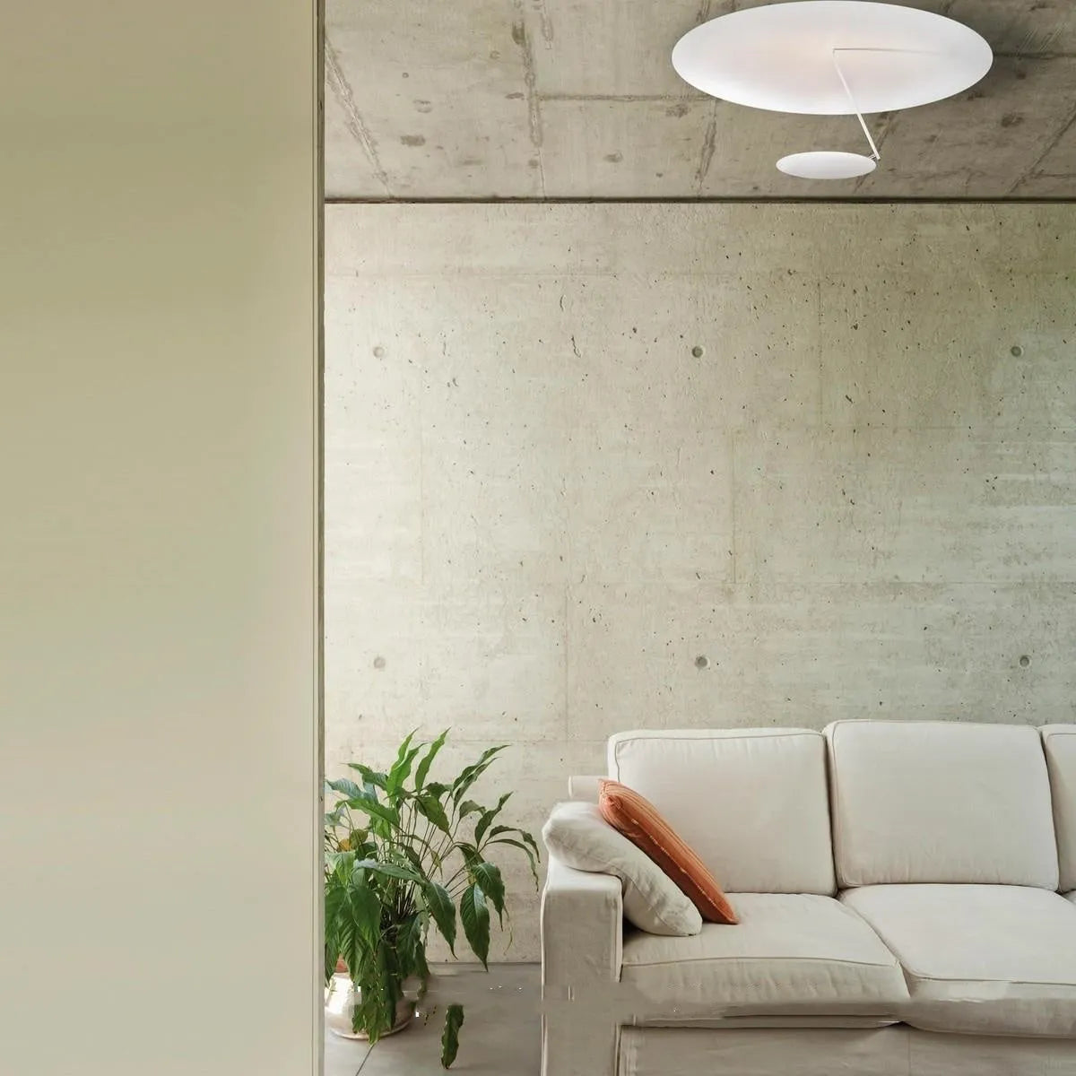 Creative iron art chandelier ceiling lamp 50cm diameter in white or white gold colour with LED warm light