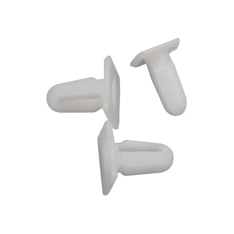 Black PA66 plastic automobile trim clips and fasteners, pack of 60 pieces, style D318.