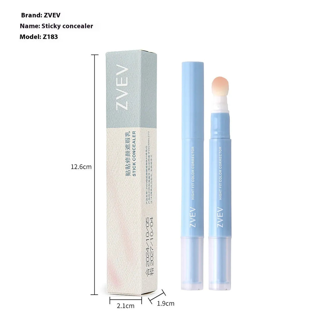 Sponge brush head moisturising concealer cream for clothing in three shade options