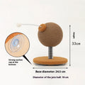 Hemp rope cat scratching board and tumbler toy set in large and small size options