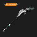 Luer soft fishing lure set with pre-attached hooks showing six different colour variations including luminous options
