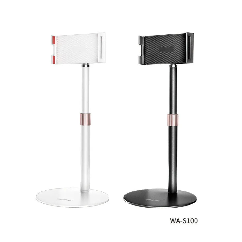 Lifting metal bracket holding tablet computer with telescopic height adjustment mechanism