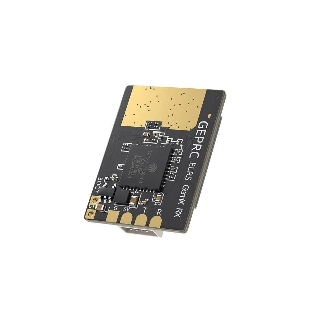 ELRS 915M/2.4G dual-frequency FPV receiver with T-shaped antennas and installation accessories