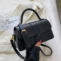 Women's beige PU messenger bag with horizontal square shape and file organiser compartment