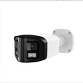 4MP dual-lens panoramic CCTV security camera with IP66 waterproof rating for indoor and outdoor surveillance