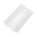 Double-sided plastic flea comb for pets with dense teeth measuring 0.85 by 5 centimetres