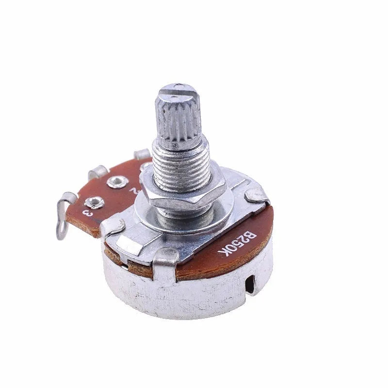 Metal electric guitar potentiometer knob for tone and volume control