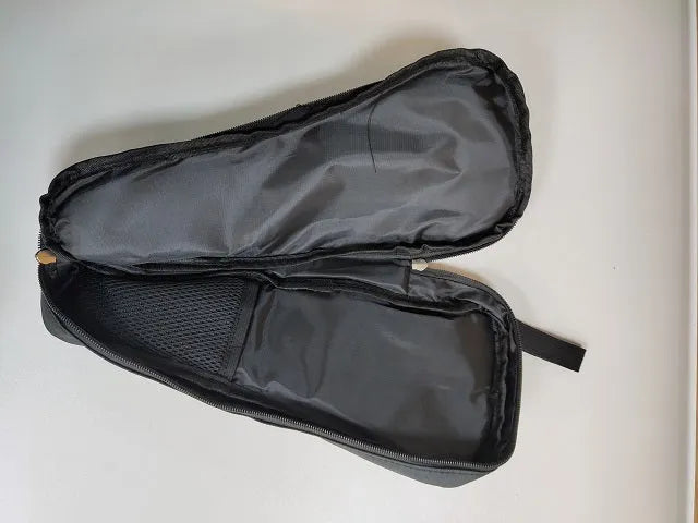 Black cloth storage bag for mobile phone stabilizer accessories with one included component