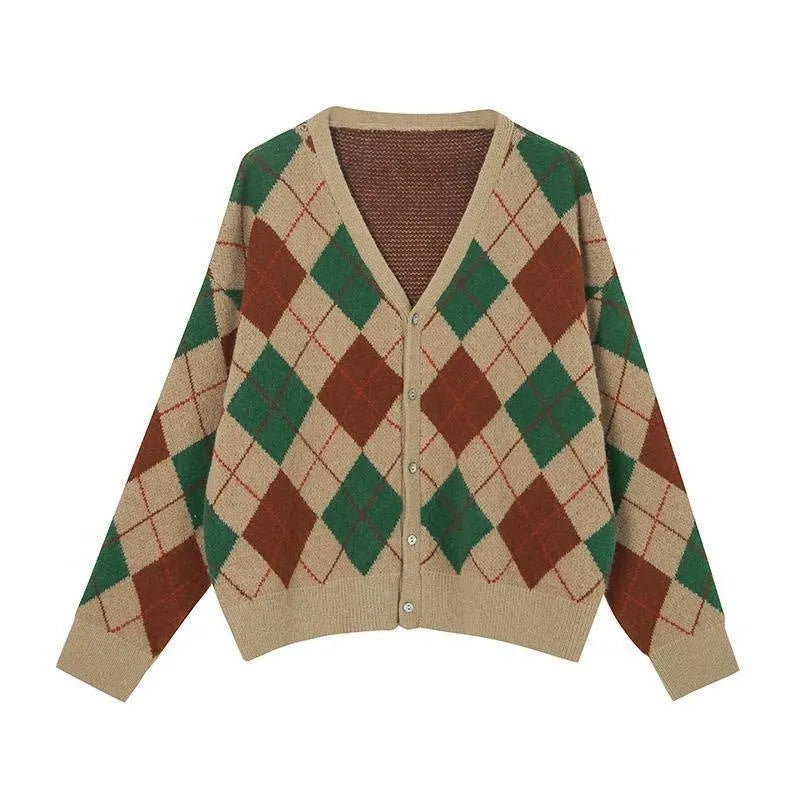 Acrylic knit casual cardigan coat in free size with macaron colour options and regular sleeves