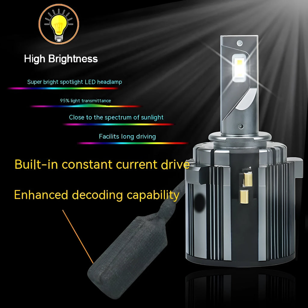 Volkswagen Golf 7 Škoda Yeti Karoq LED low beam headlight replacement bulb with aviation aluminium construction