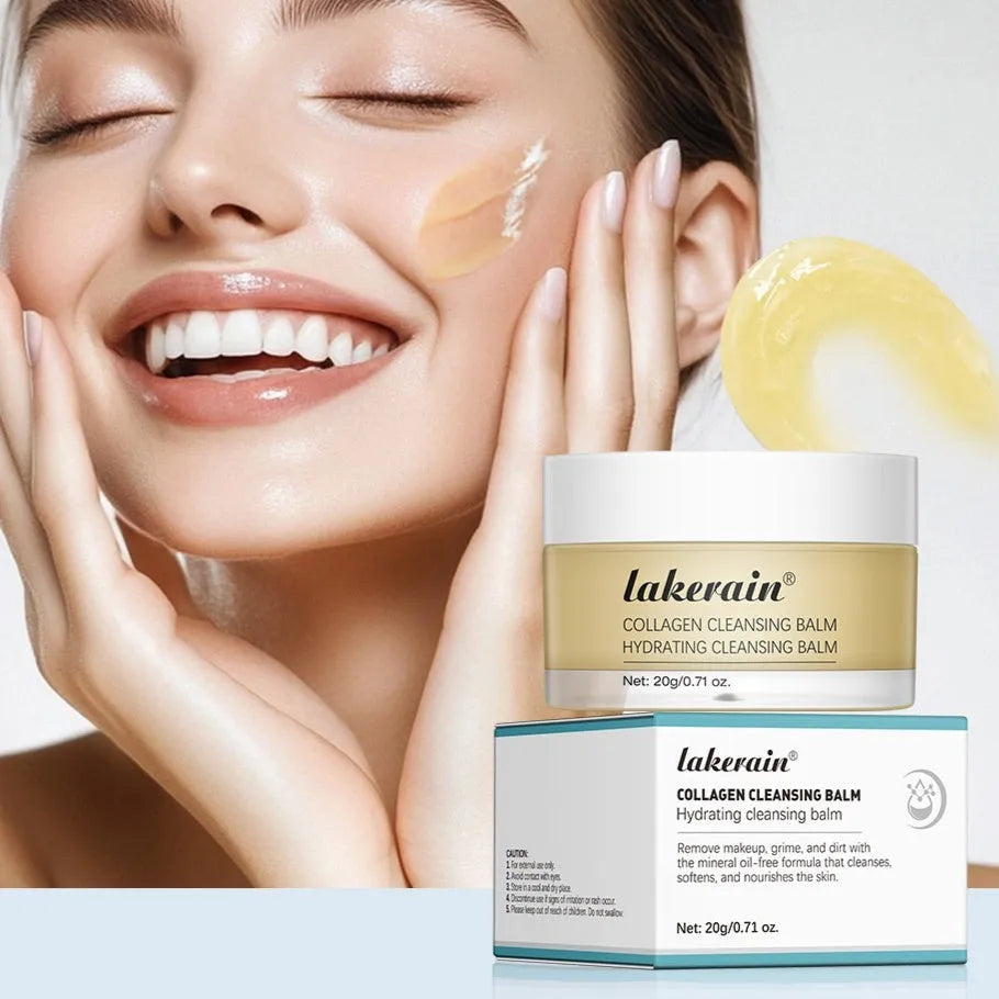 Makeup remover cream in 20g size with rose fragrance for facial and lip cleansing