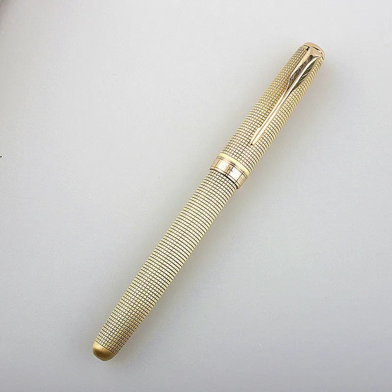 Stainless steel ballpoint pen with 0.5mm tip in multiple colour options for business and student writing