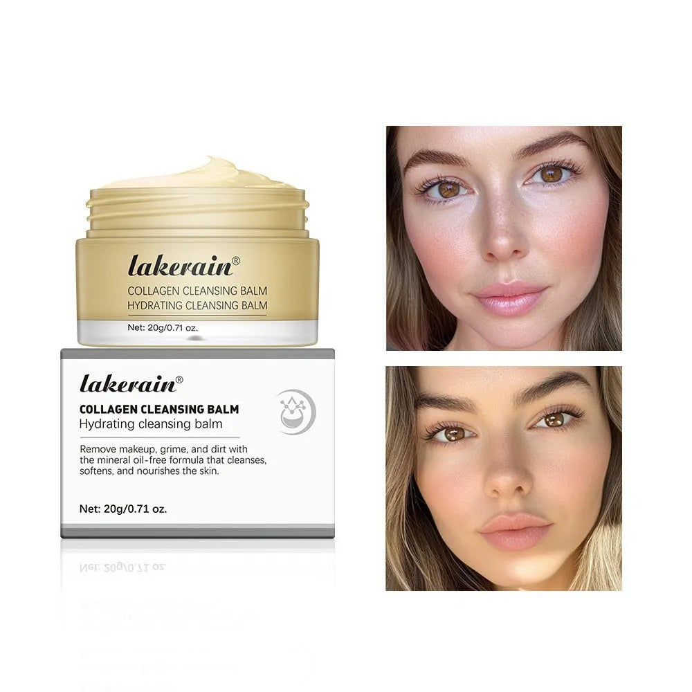 Makeup remover cream in 20g size with rose fragrance for facial and lip cleansing