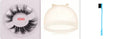 5D mink false eyelashes set with double-headed brush and hair storage cap