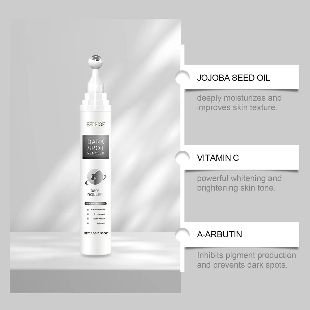 15g tube of facial essence cream with jojoba oil and brightening ingredients