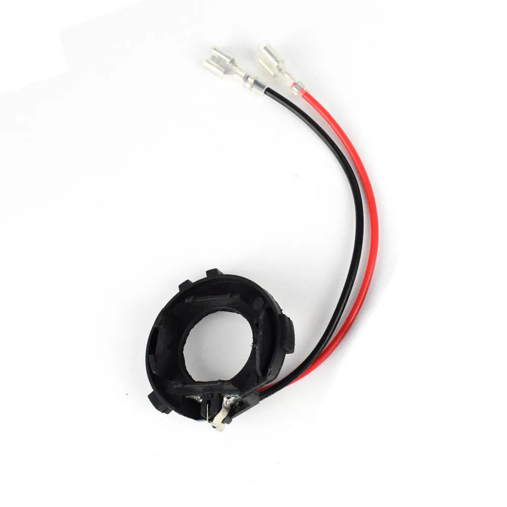 Black H7 LED headlight adapter bracket for Volkswagen Golf 5 MK5 GTI Jetta NF conversion