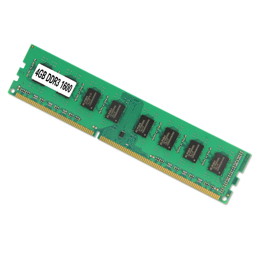 Single 4GB DDR3 1600MHz desktop memory module for AMD system upgrades