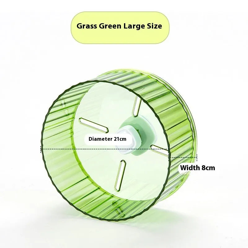 21cm plastic bird running wheel toy in multiple colours for parrot exercise