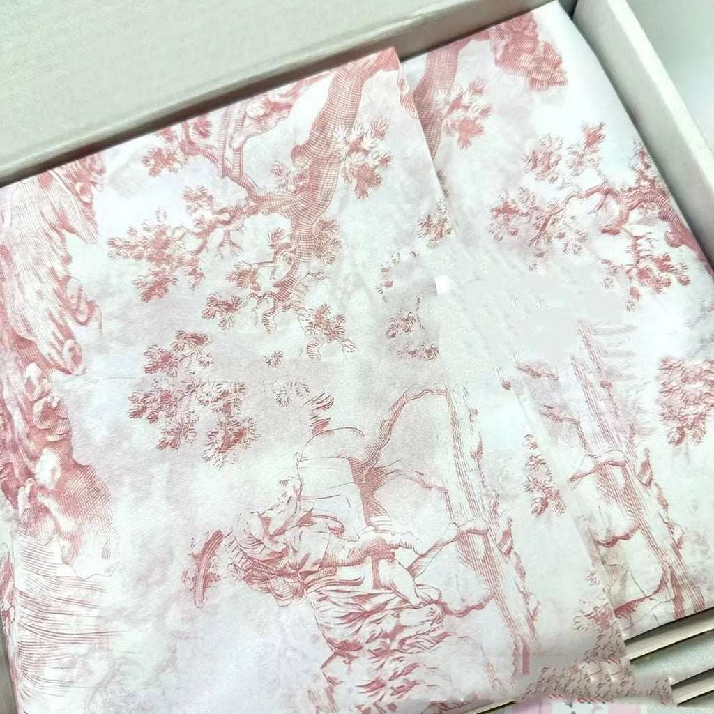 French MG tissue paper sheet in retro pink purple colour, 50cm by 70cm