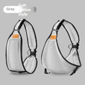 Cloth baby waist stool carrier in grey colour with adjustable waist strap